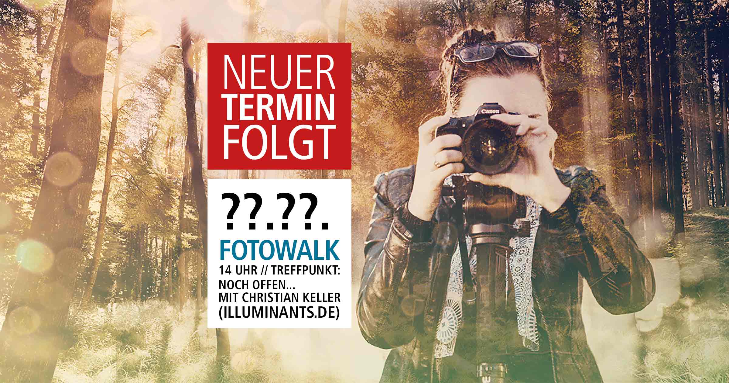Fotowalk Lokal Forum in Krumbach mit Christian Keller neuer Termin folgt