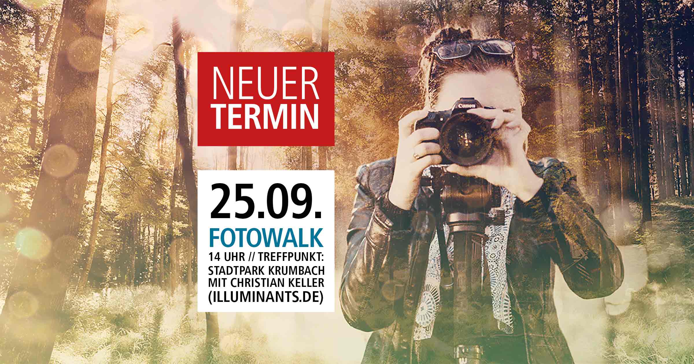 Fotowalk Lokal-Forum Krumbach mit Christian Keller von Illuminants.de - Termin verschoben